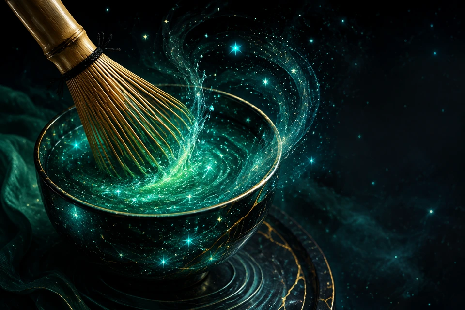 Chasaku Stardust Whisk Celestial tea foam game cover