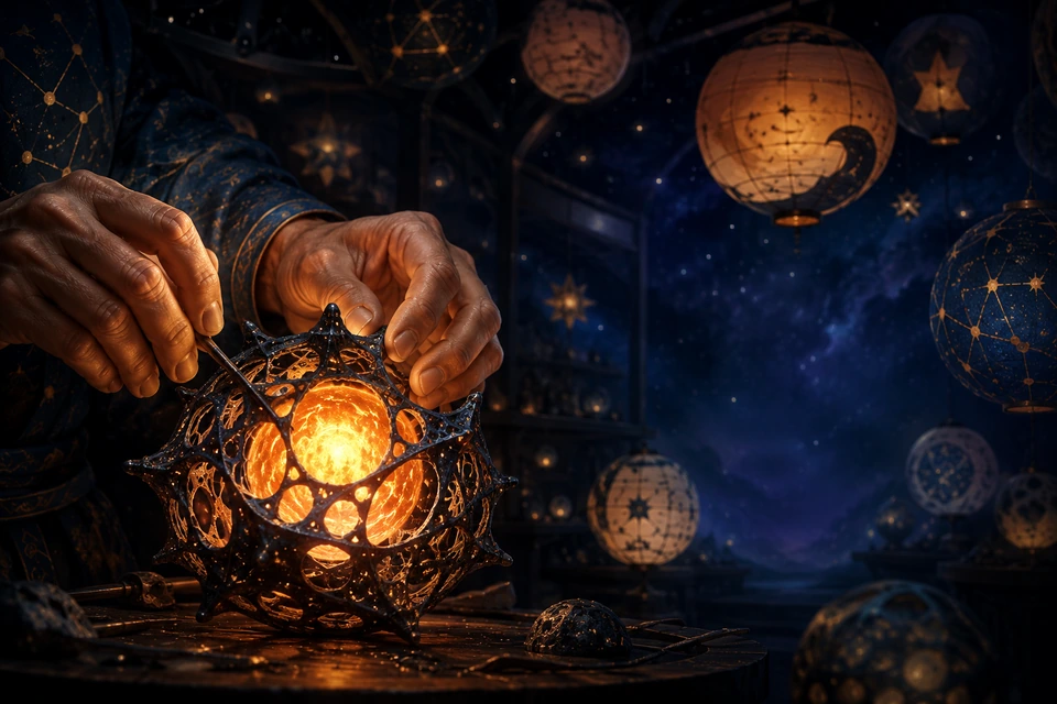 Edo Constellation Lanterns Celestial lantern craft game cover