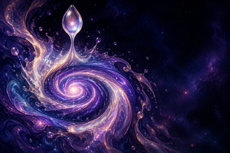 Suminagashi Nebula Pearlescent cosmic ink game cover