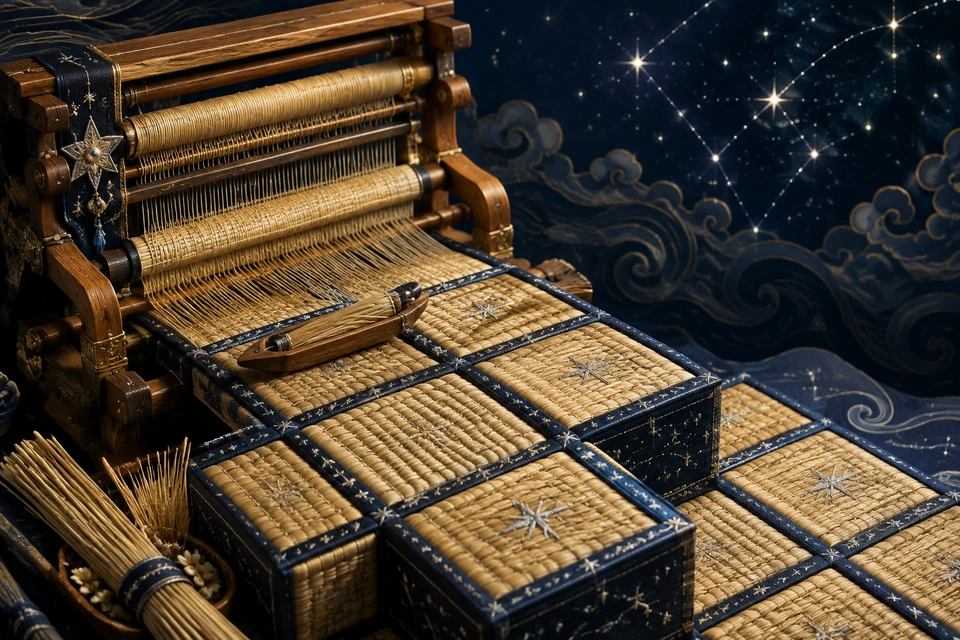 Tatami Sky Weaver Woven star straw game cover